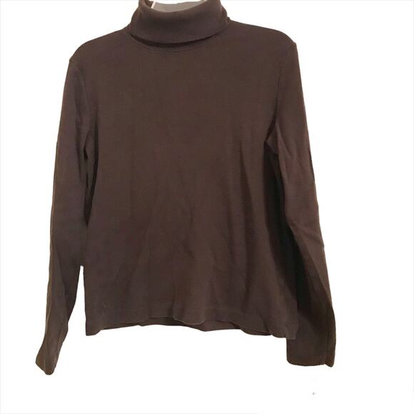 Jones New York Sport Brown Turtleneck - Picture 1 of 8